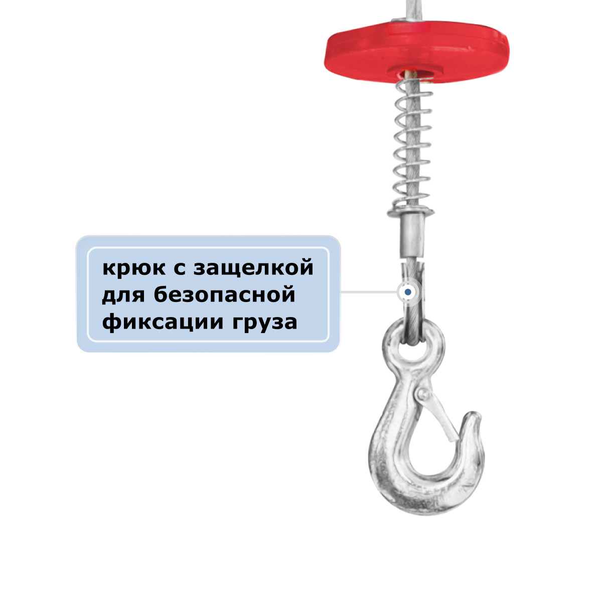 8 - Таль электрическая мини стационарная (220В, 250/500кг, 20/10м) GEARSEN PA 25020