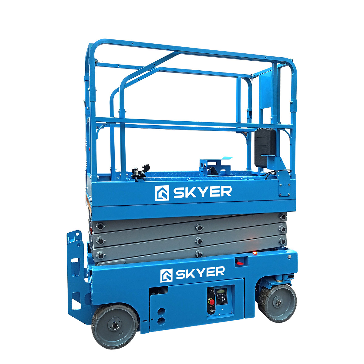 1 - Самоходный ножничный подъемник с выдвижной платформой SKYER PL1232 Li M