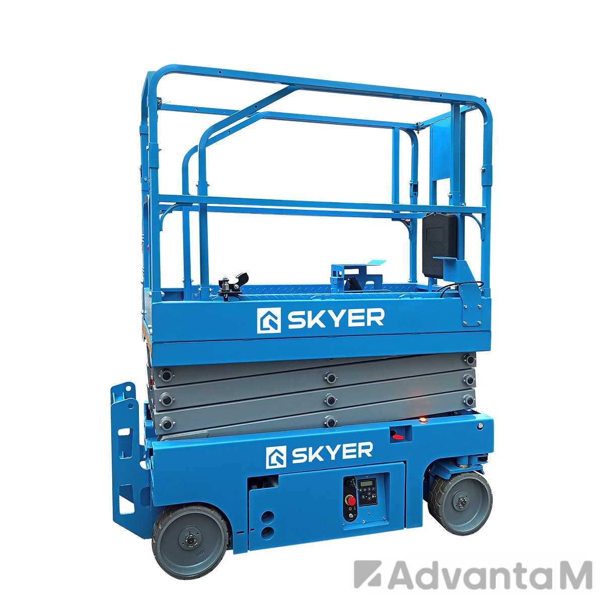Самоходный ножничный подъемник с выдвижной платформой SKYER PL1232 Li M - 1